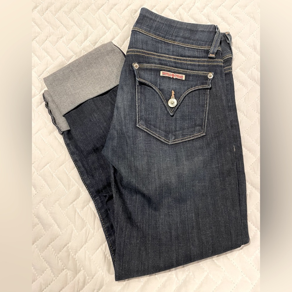 Hudson size 25 crop jeans